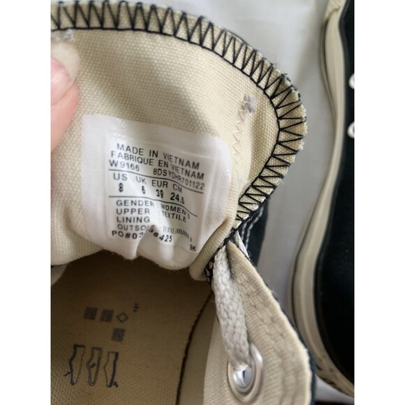 Converse Chuck Taylor All Star Black Size 8 With Box Tennis Shoe Sneaker Women’s - Picture 11 of 16